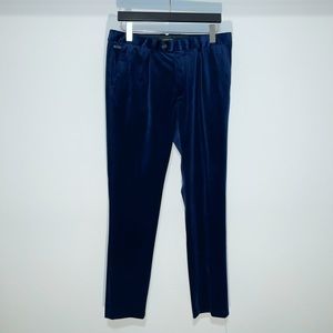 Scotch & Soda Men’s Blue Velvet Pants